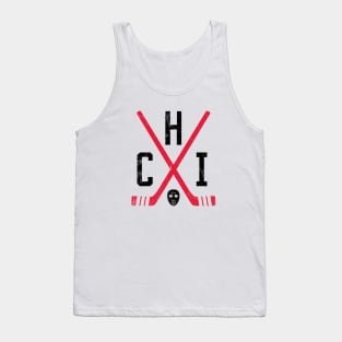 CHI Retro Sticks - White Tank Top